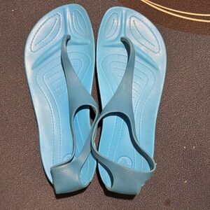 Crocs blue sexi flip Sandals
